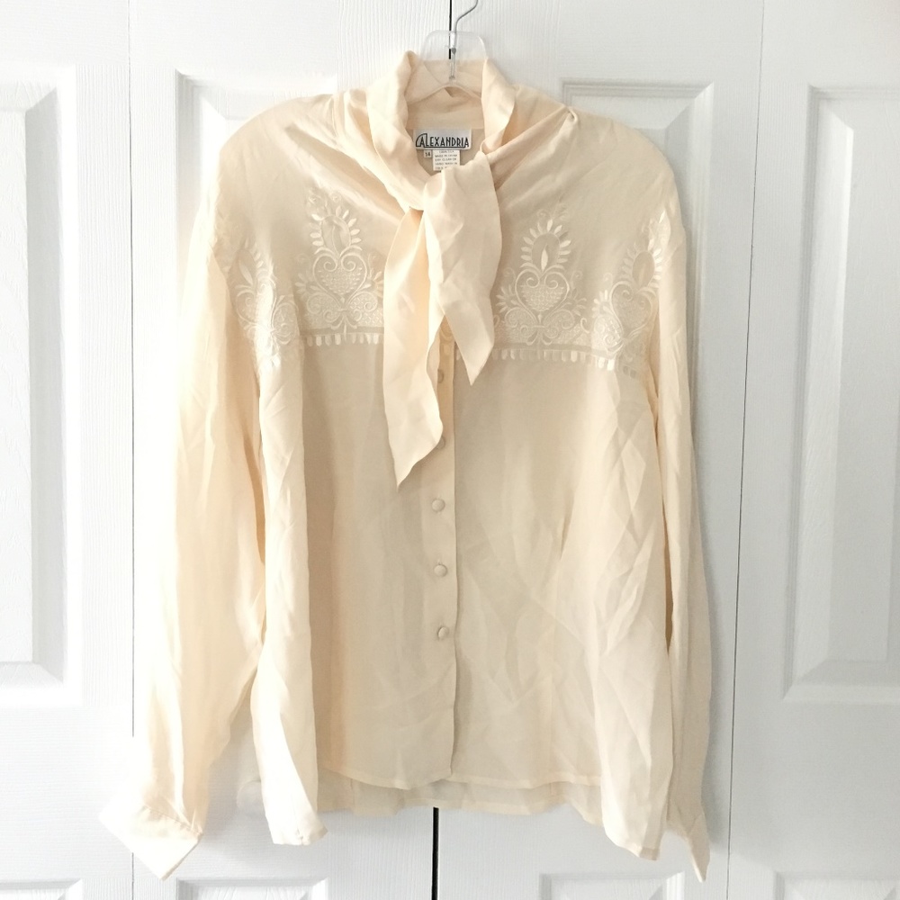 womens silk alexandria shirt/blouse